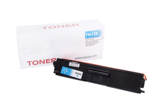 200945-4 Kompatibilná tonerová náplň TN325C, 3500 listov pre tlačiarne Brother Azurová