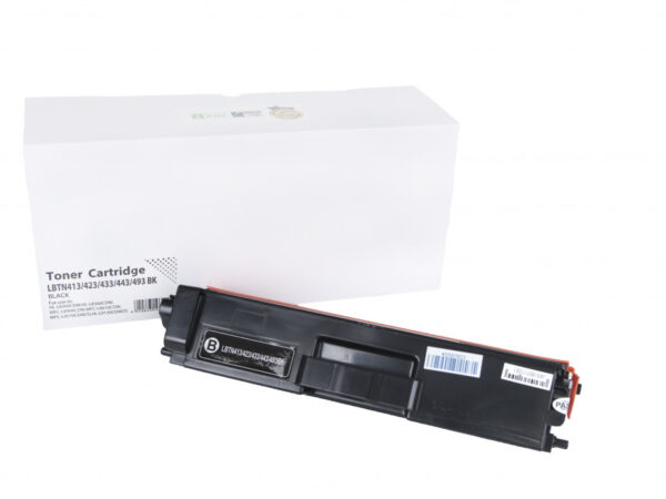 Kompatibilná tonerová náplň TN423BK, TN413BK, TN433BK, TN443BK, TN493BK, 6500 listov pre tlačiarne Brother (Orink white box) Čierna