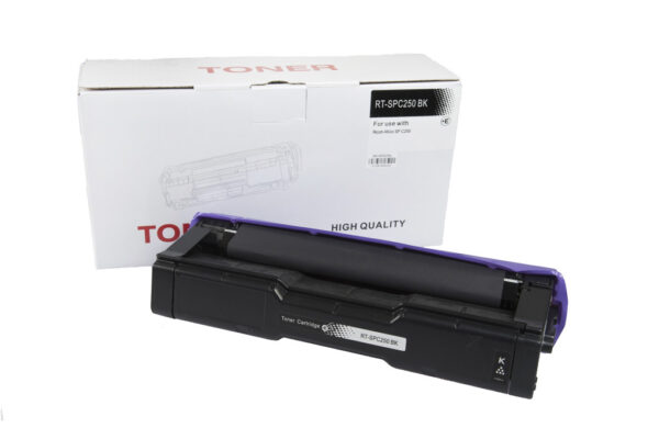 Kompatibilná tonerová náplň 407543, SP C250, 2000 listov pre tlačiarne Ricoh Čierna