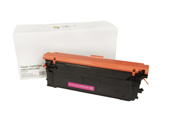 Kompatibilná tonerová náplň W2123X, 212X, 10000 listov pre tlačiarne HP (Orink white box) Purpurová