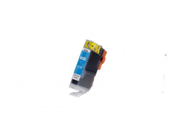 300898-4 Kompatibilná atramentová náplň 0621B001, CLI8C, 14ml listov pre tlačiarne Canon (BULK) Azurová