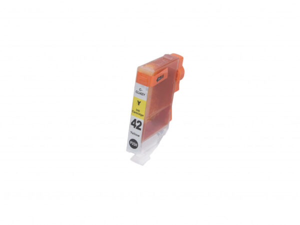 Kompatibilná atramentová náplň 6387B001, CLI42Y, 14ml listov pre tlačiarne Canon (ORINK BULK) Žltá
