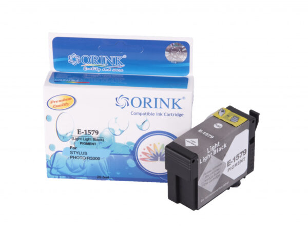 Kompatibilná atramentová náplň C13T15794010, light light black, 29,5ml listov pre tlačiarne Epson (Orink box) Light Light Black