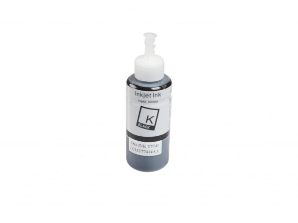 Kompatibilná atramentová náplň C13T77414A, Dye, 100ml listov pre tlačiarne Epson (ORINK BULK) Čierna