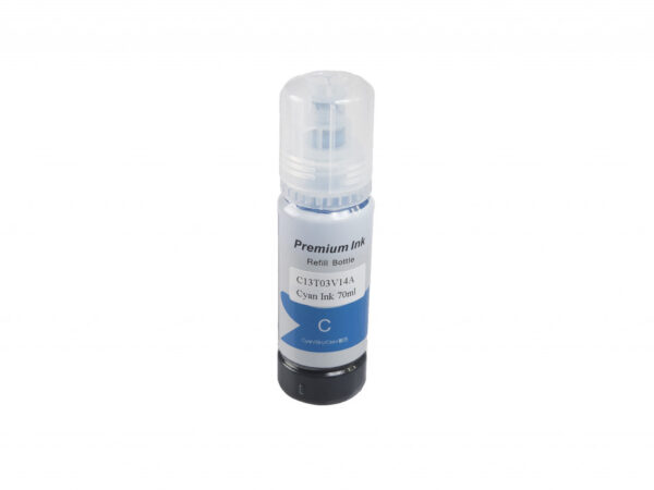 Kompatibilná atramentová náplň C13T03V24A / C13T03R240 / C13T00S24A / C13T00P240 / C13T00R240, 101/102/103/104/106 - Dye, 70ml listov pre tlačiarne Epson (ORINK BULK) Azurová